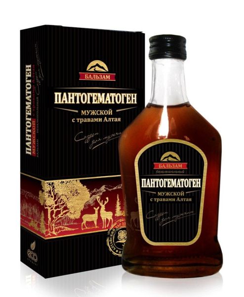 Изображение товара Пантогематоген Мужской с травами Алтая, 250 мл Пантогематоген Мужской с травами Алтая, 250 мл фотография