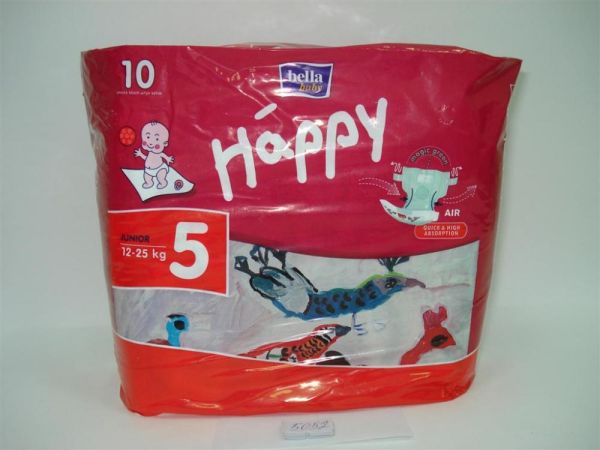Изображение товара Подгузники Happy для детей Junior (12-25 кг), 10 шт Подгузники Happy для детей Junior (12-25 кг), 10 шт фотография